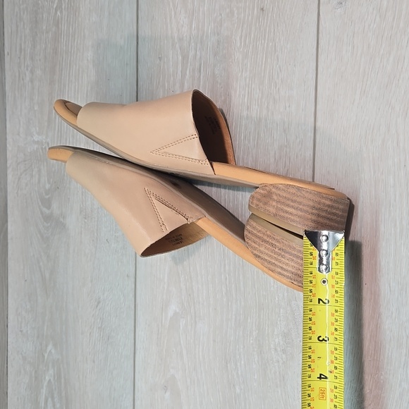 Lucky Brand Women's Raffy Leather Open Toe Slide Sandals Shoes Sz 8.5M - Picture 6 of 10